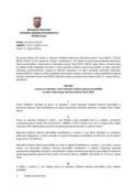 Odluka o pravu na nakandu i visini naknade troškova izborne promidžbe na izboru Općinskog načelnika Općine Čavle